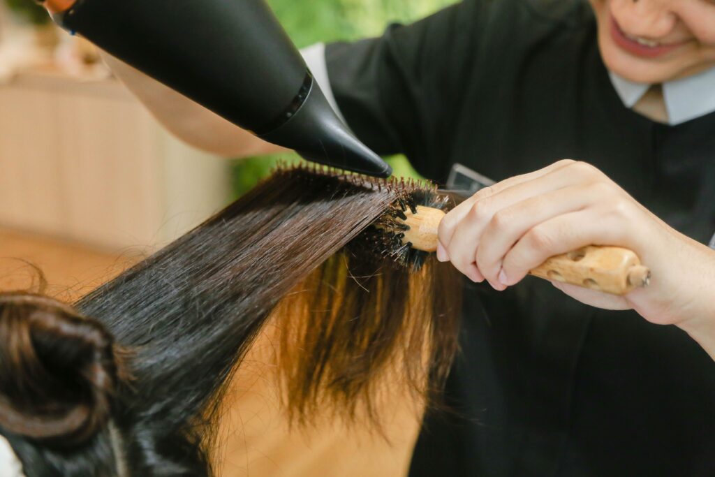 Dry Hair Gently